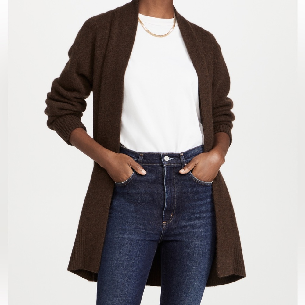 NWOT Vince Raglan Sleeve Cashmere Cardigan in Brown (Small)-Perfect Fall Sweater
